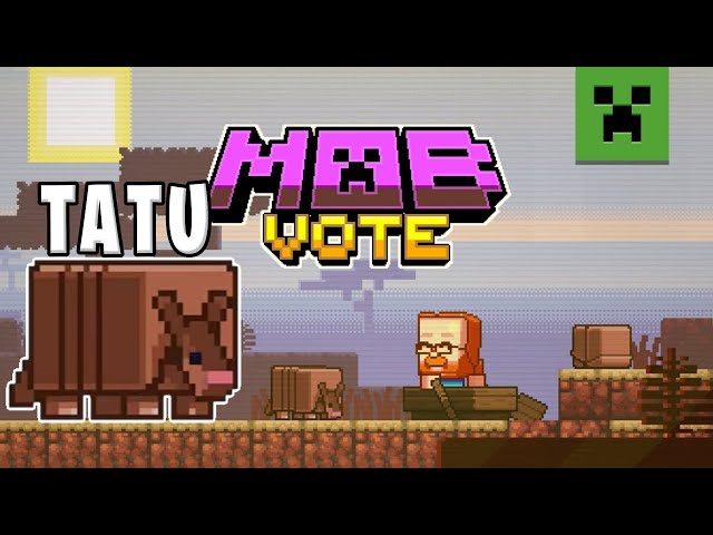 MINECRAFT 1.21 - O TATU VENCEU A VOTAÇÃO DE MOBS 