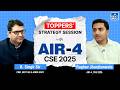 Raghav Jhunjhunwala AIR 4 | CSE 2025 Topper | Toppers' Strategy Session | NEXT IAS