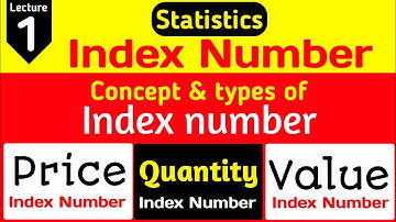what is index number in Urdu/Hindi? Types of Index numbers in statistics I.com & b.com