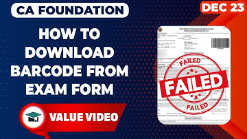 CA Foundation Exam Form Payment Failed | Complete Process to Repayment of CA Fond. Exam Form Fee