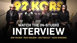 Gene Simmons, Ace Frehley, Rick Nielsen & Don Felder LIVE in Studio at KQRS