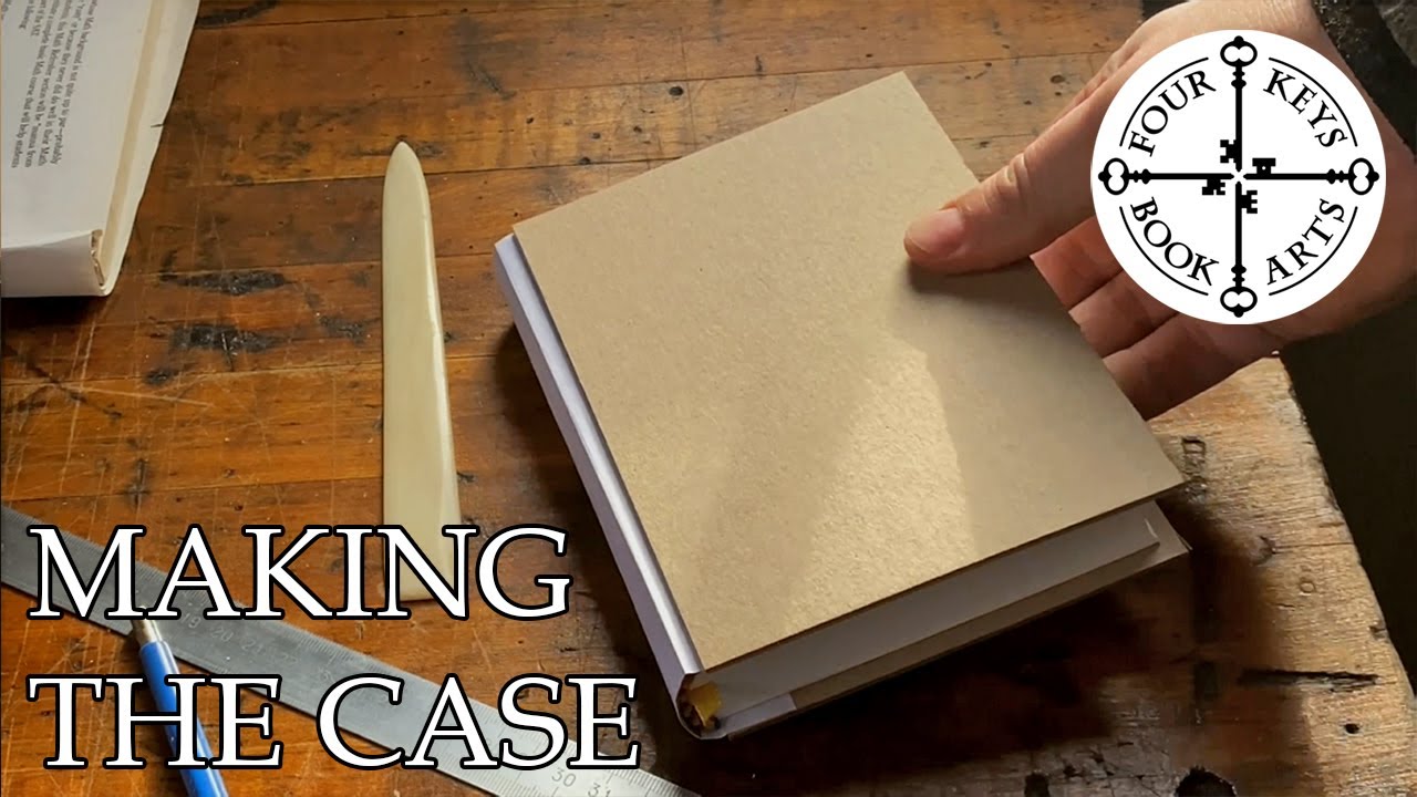 Making A Handmade Book - Part 3 - Lining & Making the Case 