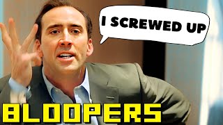 BEST NICOLAS CAGE BLOOPERS COMPILATION (National Treasure, The Family Man, Ghost Rider, Next)