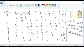 BCD to 7 Segment LED Display Decoder Circuit