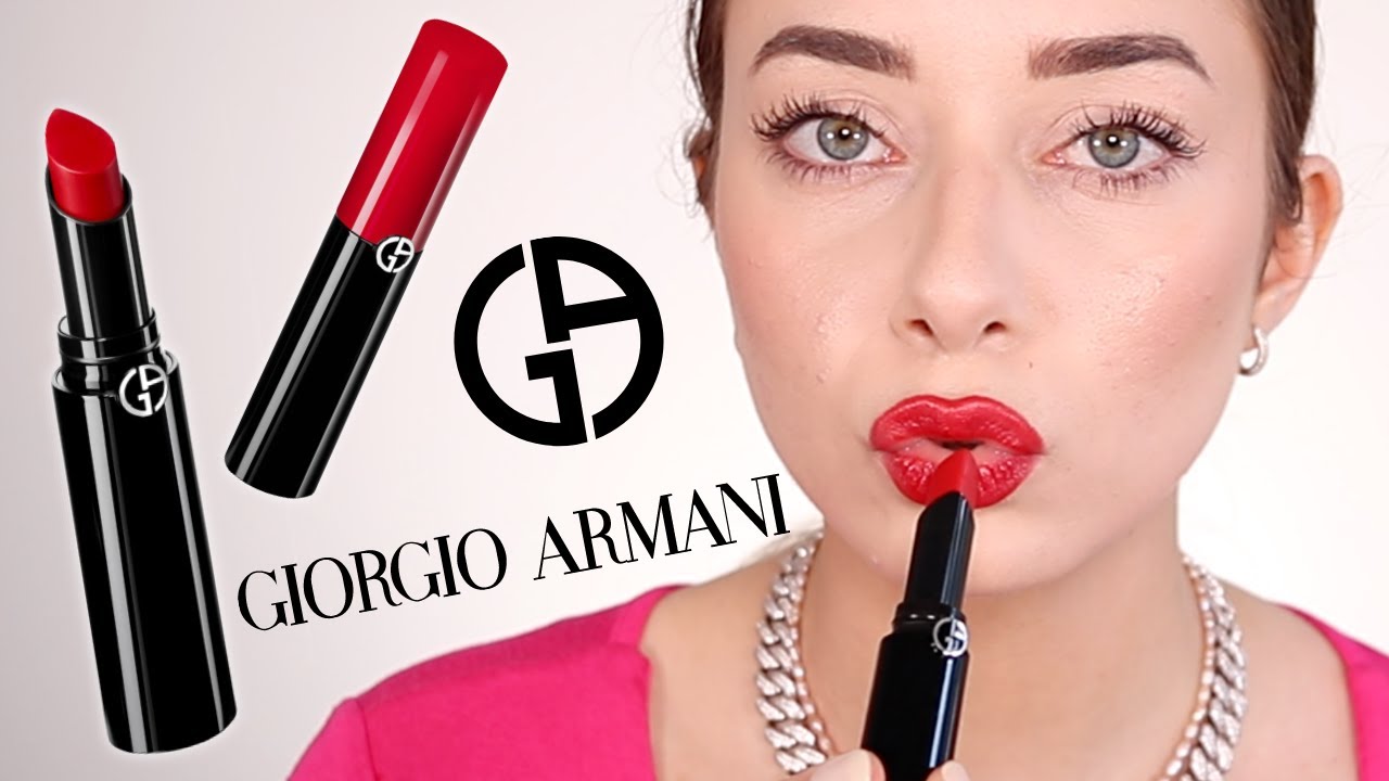 Armani Beauty Lip Power Lipstick Review - Worth the price? (403 Fighter) -  YouTube