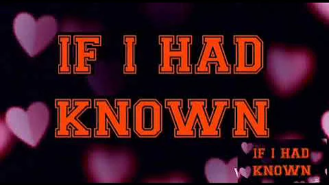 Victor basil. "if I had known" AUDIO (gospel song)