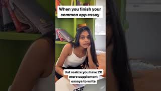 Common application and supplemental essays | #ytshorts #youtubeshorts #essays #collegeapplications