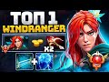 ТОП 1 WINDRANGER 🔥 200 IQ станы.. 30 LVL Врка Dota 2