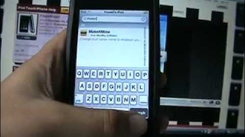 iPod Touch/iPhone Change Banner/Carrier Name