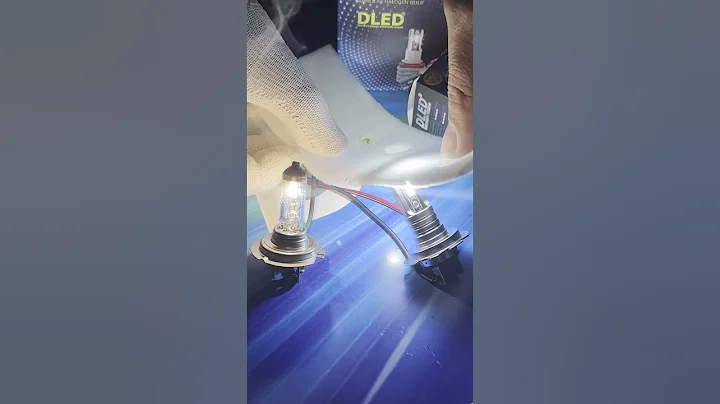 Temperature test between led headlight and halogen lights?which one you prefer?