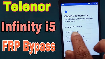 Telenor infinity i5 FRP Bypass | Google google account bypass 2022 | without pc