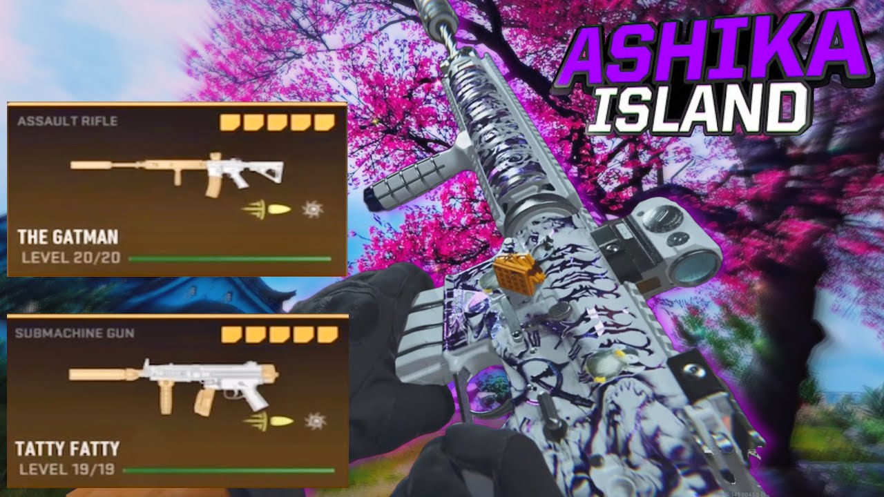 the *NEW* M4 and MP5 CLASS SETUPS MELT on ASHIKA ISLAND!(FALL RISK)