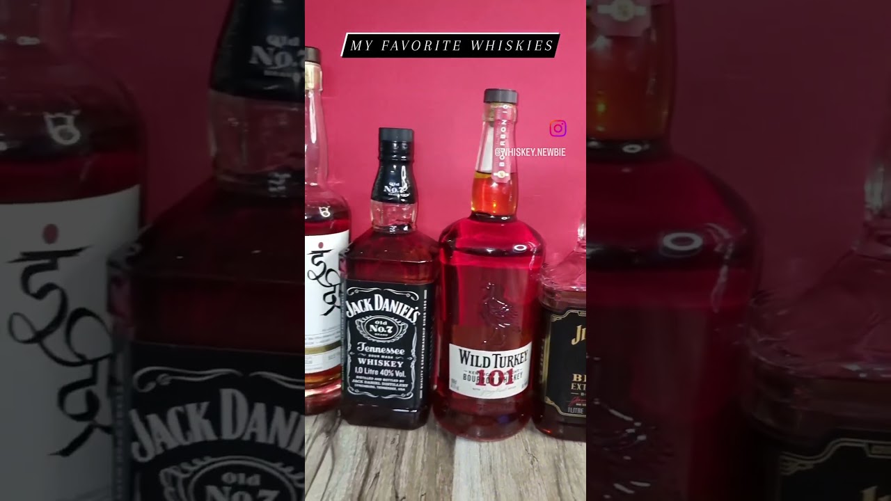 My favorite whiskies 🥃🍸  