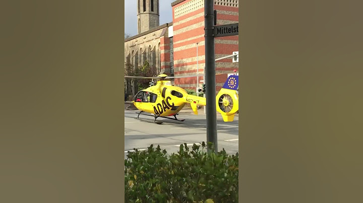 Helikopter startet mitten auf einer Kreuzung (Gevelsberg) #shorts