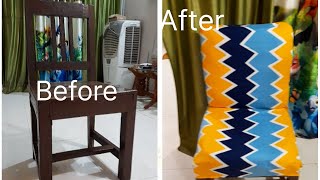 Old wooden chair makeover || Ouick makeover of an old wooden chair #diy #interior