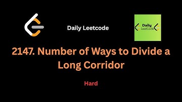 2147  Number of Ways to Divide a Long Corridor