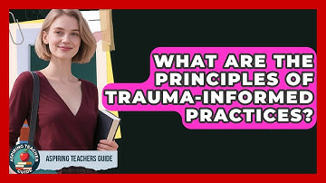 What Are The Principles Of Trauma-informed Practices? - Aspiring Teacher Guide