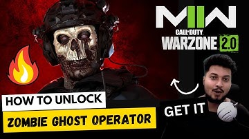how to unlock Zombie #Ghost Operator Skin in warzone 2.0 & #modern warfare 2 || by borntoplaygames