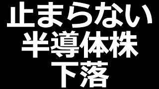 売られまくる半導体株