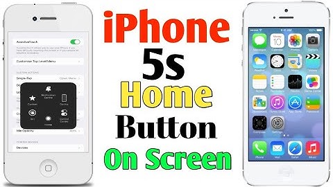 How to iPhone 5s Assistive Touch Home Button Bangla || iPhone Display Home Button Setting