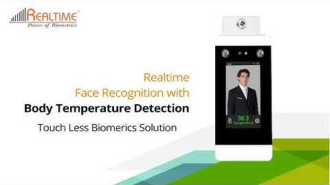 Realtime Pro1400t Long range face recognition with Body temperature detection solution