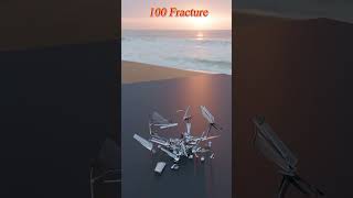 Cell Fracture in Blender 2026 💥 Real Destruction Simulation #Shorts