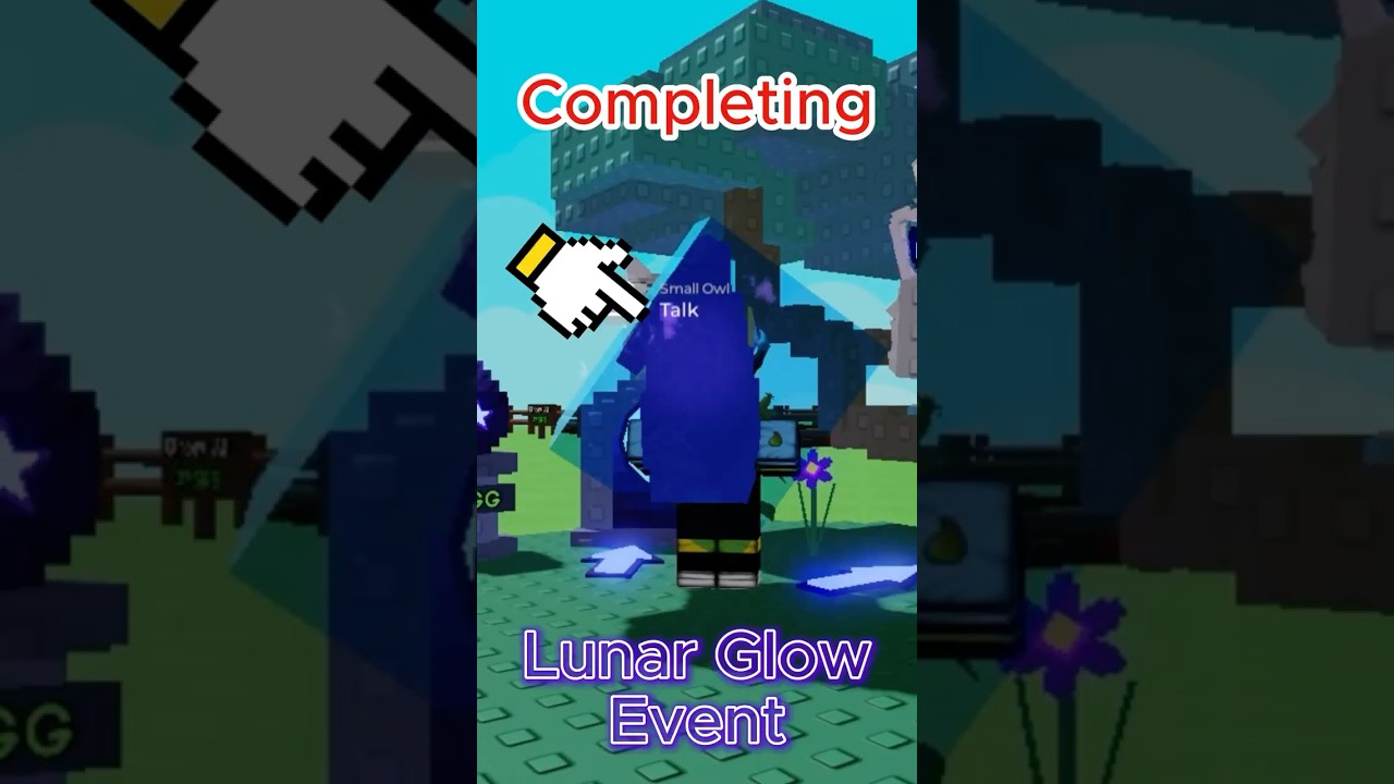 Завершение события «Лунное сияние» в Grow A Garden