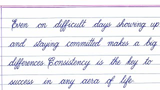 How to Improve Handwriting in English | Cursive Handwriting | Improve English Handwriting