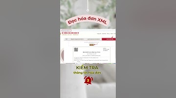 [MỚI] Ứng Dụng Đọc Hóa Đơn XML Trang Hoadondientu.gov.gdt