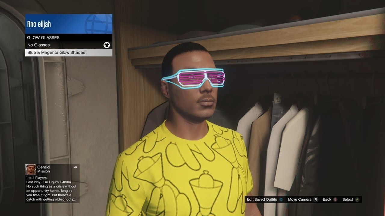 Gta online showcasing the blue and magenta glow shades. YouTube