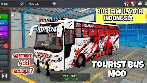 How To Add Any Tourist Bus Mod In Bus Simulator Indonesia | Sreyas Yatheendran