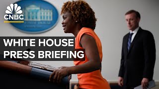 White House press secretary Karine Jean-Pierre and NSA Jake Sullivan hold a briefing - 4/24/24