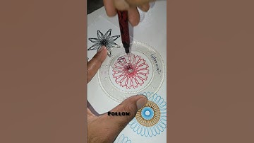 So satisfying spirograph drawing 😍😘. #shorts #satisfying #spirograph #drawing #2025