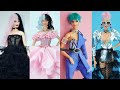 Barbie Doll Makeover Transformation ~ Barbie Hairstyles and Clothes ~ P!nk, Melanie Martinez, Halsey