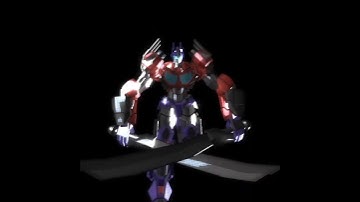 Optimus prime rig animation test