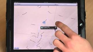 Adding pins to the maps app on the iPad