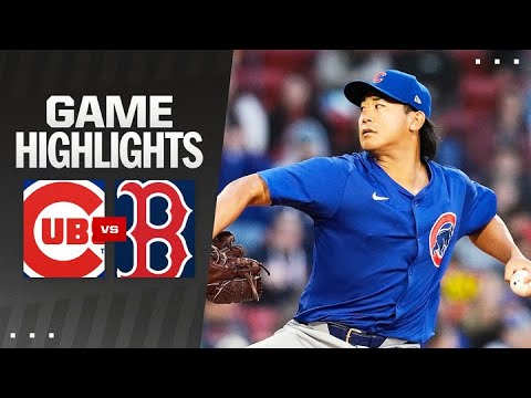 Cubs vs. Red Sox Game Highlights (4/26/24) 