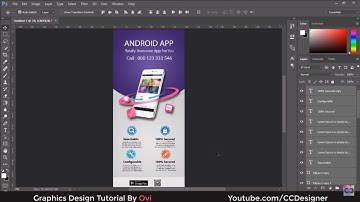 Rollup banner design tutorial in adobe photoshop