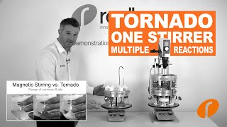 Tornado - Powerful mechanical stirring of multiple chemical reactions with one overhead stirrer