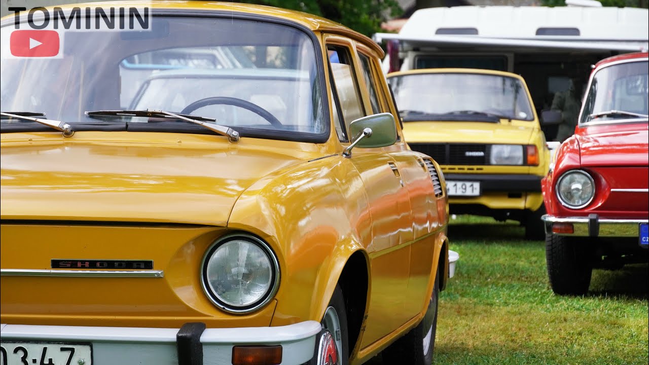 ŠKODA 🚗 Československý automobil na veterán srazech 2022 | Historic cars 🚕