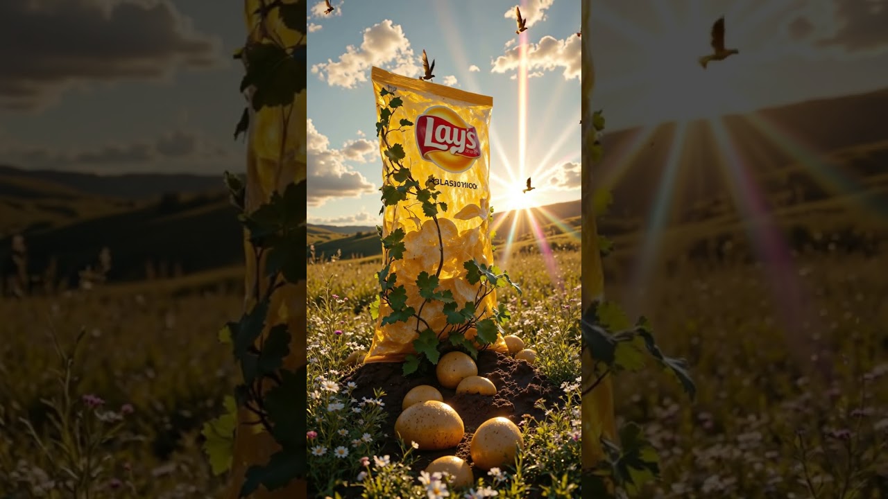 Surreal Snack Ad 🌅 | AI Aesthetic Visuals