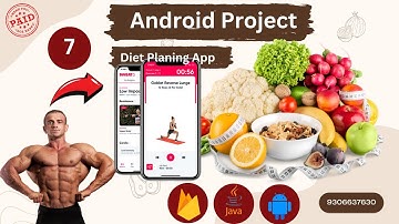 fitness app project in Android Studio and Java Language | fitness app source code | Android Project