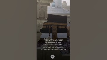 تلاوة جميلة من سورة البقرة😍 (الْحَجُّ أَشْهُرٌ مَعْلُومَاتٌ) #الحج #اكسبلور #المصحف