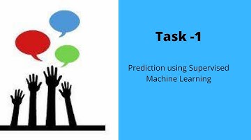 #The Sparks Foundation task-1 #Prediction using Supervised Machine Learning #Internship