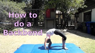 How To Do A Backbend