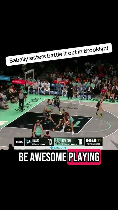 Satou Sabally and Nyara Sabally are certified stars in the W! YouTube