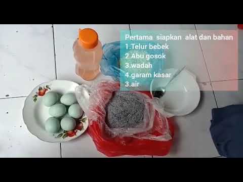 Cara membuat telur asin