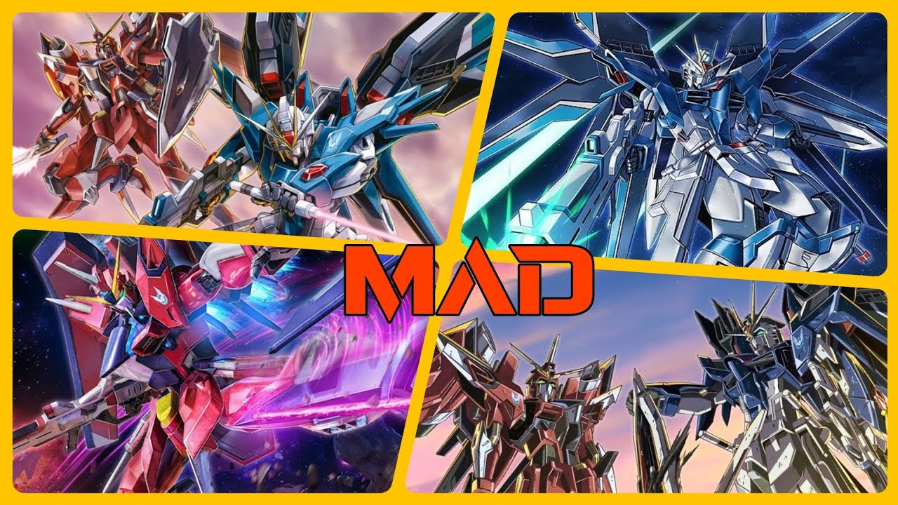 【MAD】Rising Freedom Gundam & Immortal Justice Gundam【Mobile Suit Gundam Seed Freedom】