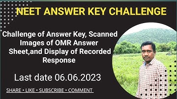 NEET 2023 Answer key, OMR response sheet challenge | How to challenge| Tamil store | in Tamil