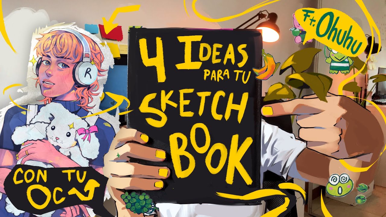Cómo LLENAR tu Sketchbook con tus OC 🎨🔥 | 4 Ideas Fáciles y Creativas #2 Ft. Ohuhu